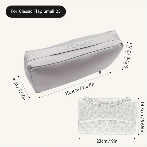CHANEL LUX SILK PILLOW STORAGE SHAPER FOR FLAP BAGS MINI SMALL MEDIUM JUMBO NEW - Picture 6 of 10